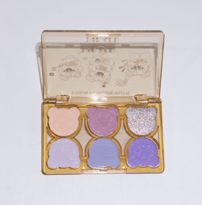 6-color eye shadow palette