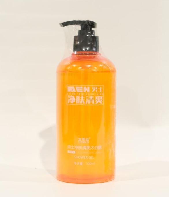 Men clean skin refreshing shower gel