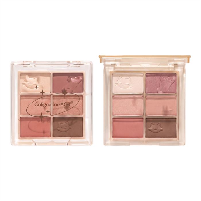 Starry 6-Shade Rose Brown Eyeshadow Palette